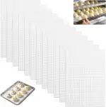 12 Stück Dörrfolie für Dörrautomat, Dörrfolie Antihaft Silikon Dehydrator Blätter, 39 x 28 cm Wie...