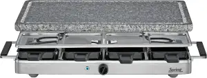 Spring Raclette mit Alugrillplatte-KP3267410001 Raclette mit Granitstein Grau on