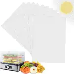 10 Stück Silikon Dehydrator Blätter, Dörrfolie für Dörrautomat, 38 ×28 cm, BPA-Frei, Wiederverwen...