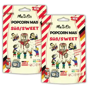 MSD MaSiDo süßes Premium Popcorn Mais aus Deutschland, Butterfly Mais Vorratspac