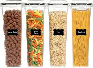 Vtopmart 2.8L Vorratsdosen Set, Müsli Schüttdose & Frischhaltedosen, BPA frei Ku