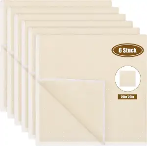 6 Stück Passiertuch Wiederverwendbar, Premium Käsetuch, 20x20 Inch Cheesecloth, 