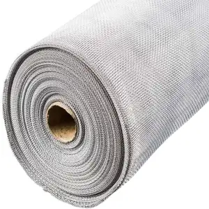 Stahlia Fliegengitter EDELSTAHL B x L: 100x300CM Fliegennetz Fenster Balkontür Insektenschutz Git...