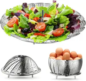 Dampfgarer Einsatz Edelstahl 304, Dämpfeinsatz für Topf, Dünsteinsatz für töpf, 