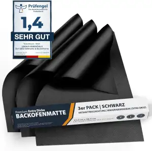 Linda's Essentials Dauerbackfolie für Backofen und Grill, Backpapier wiederverwe