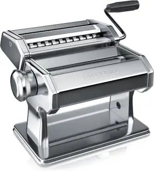 Arendo - Nudelmaschine Pasta Maker – Edelstahl – Nudelpresse – 7 einstellbare St
