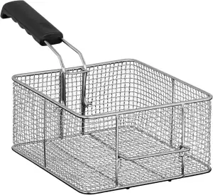 Royal Catering - RCEF-16 - Frittierkorb Fritteusenkorb (16 L Volumen, Edelstahl,