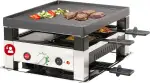 Solis 5 in 1 Table Grill 7910 Raclette 4 Personen - Raclette + Tischgrill + Wok + Pizza Grill + C...