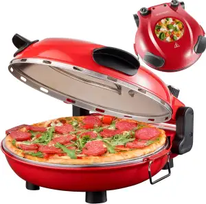 Pizzaofen elektrisch mit 32 cm Pizzastein | 390°C | Pizzabackofen | Pizza-Backst