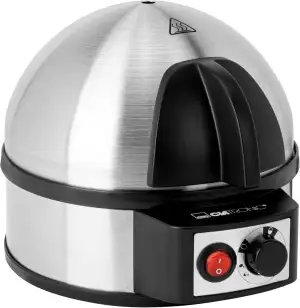 Clatronic® Elektrischer Eierkocher für bis zu 7 Eier | Eierkocher Edelstahl mit 