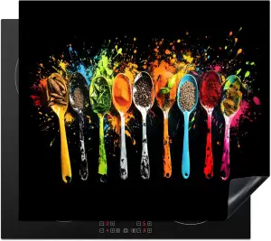 KitchenYeah© Herdabdeckplatte 60x52 cm Einteilig Herdabdeckung Abdeckplatte für 