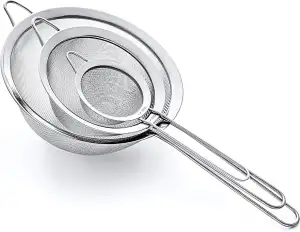 Hochwertiges Küchensieb Set, Feinmaschig - 8.5/14/20cm - Premium 304 Edelstahl - Langlebige Siebe, Sieb Set für die Küche