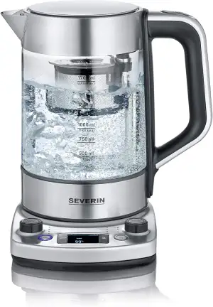 SEVERIN Tea Maker mit Auto-Liftfunktion, Wasserkocher mit Temperatureinstellung 