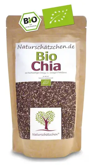 Bio Chia Samen in geprüfter Bio-Qualität (DE-ÖKO-022) (500g)