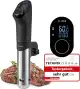 KLAMER Sous Vide Stick, 1200 Watt IPX7 wasserdichter Sous Vide Garer mit 3D Zirkulation und 20-95℃ Temperaturregelung, Schongarer Timerfunktion und LED Display