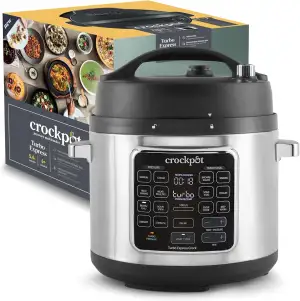 Crockpot Turbo Express Multikocher | 5,6 l (mehr als 6 Personen) | 14-in-1-Zubereitungsmöglichkeiten | SchongarerDampfreinigerSchnellkochtopf & mehr |CSC062X