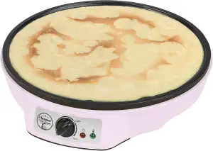 Bestron Crêpes Maker im Retro Design, für Crepes mit Ø 30 cm, inkl. Teigverteile