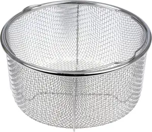 GRÄWE Stabiler Dämpfeinsatz für Kochtöpfe Ø 21 cm, Dünsteinsatz-Korb aus Edelsta