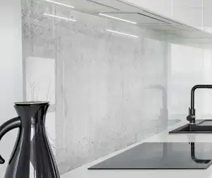 timalo Spritzschutz Wand für Herd, Küche Küchenrückwand Glasoptik | Acryl Glas 2