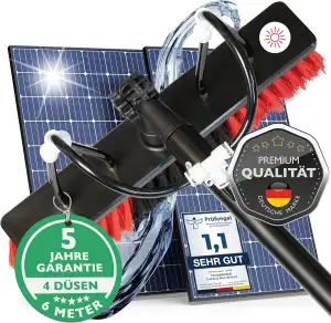 toolmacher Teleskop Waschbürste 6m [5 JAHRE GARANTIE] - Waschbürste mit Teleskop