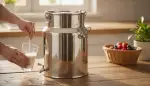 Die Edelstahl-Milchkanne 5 Liter mit Hahn: Frische, Nachhaltigkeit und Vielseitigkeit für Ihr Zuhause