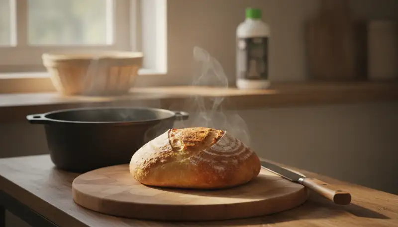 Knuspriges Brot aus dem Topf backen